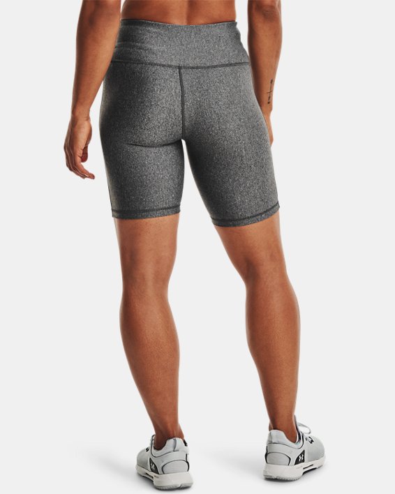 Women's HeatGear® Armour Bike Shorts in Gray image number 1
